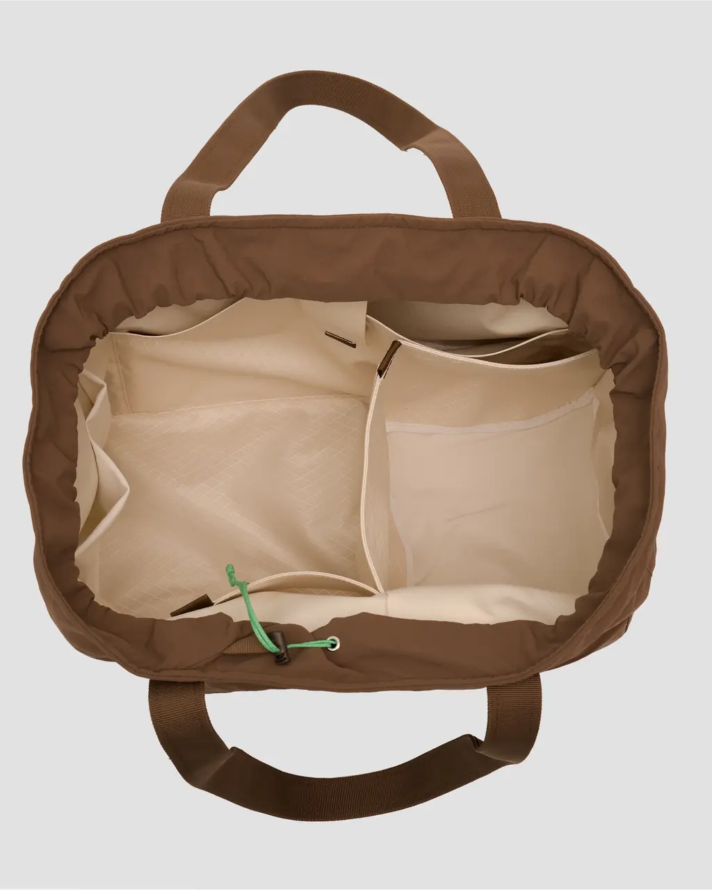 Foldable Chocolate Brown Waterproof Daily Tote Bag