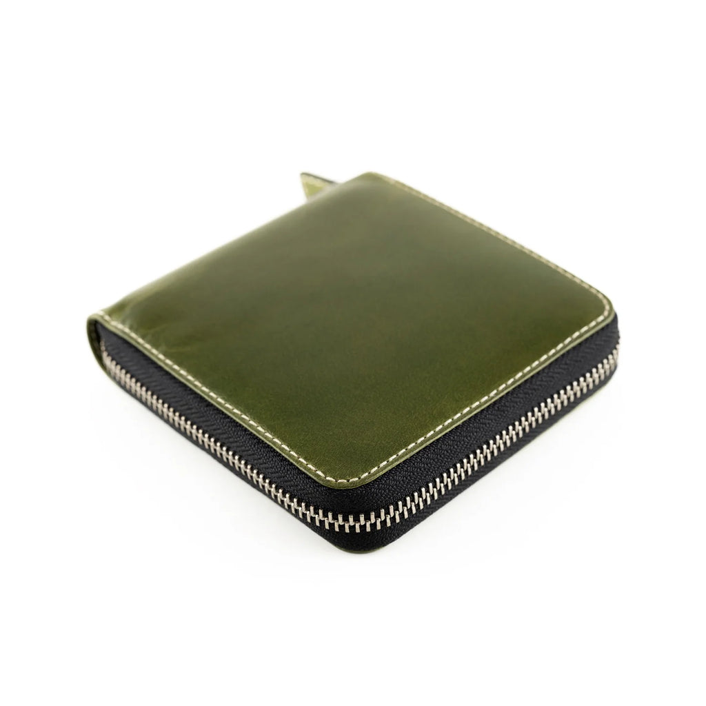 Multi-color Square Leather Zip Mini Bag with Zipper Pull Accessory