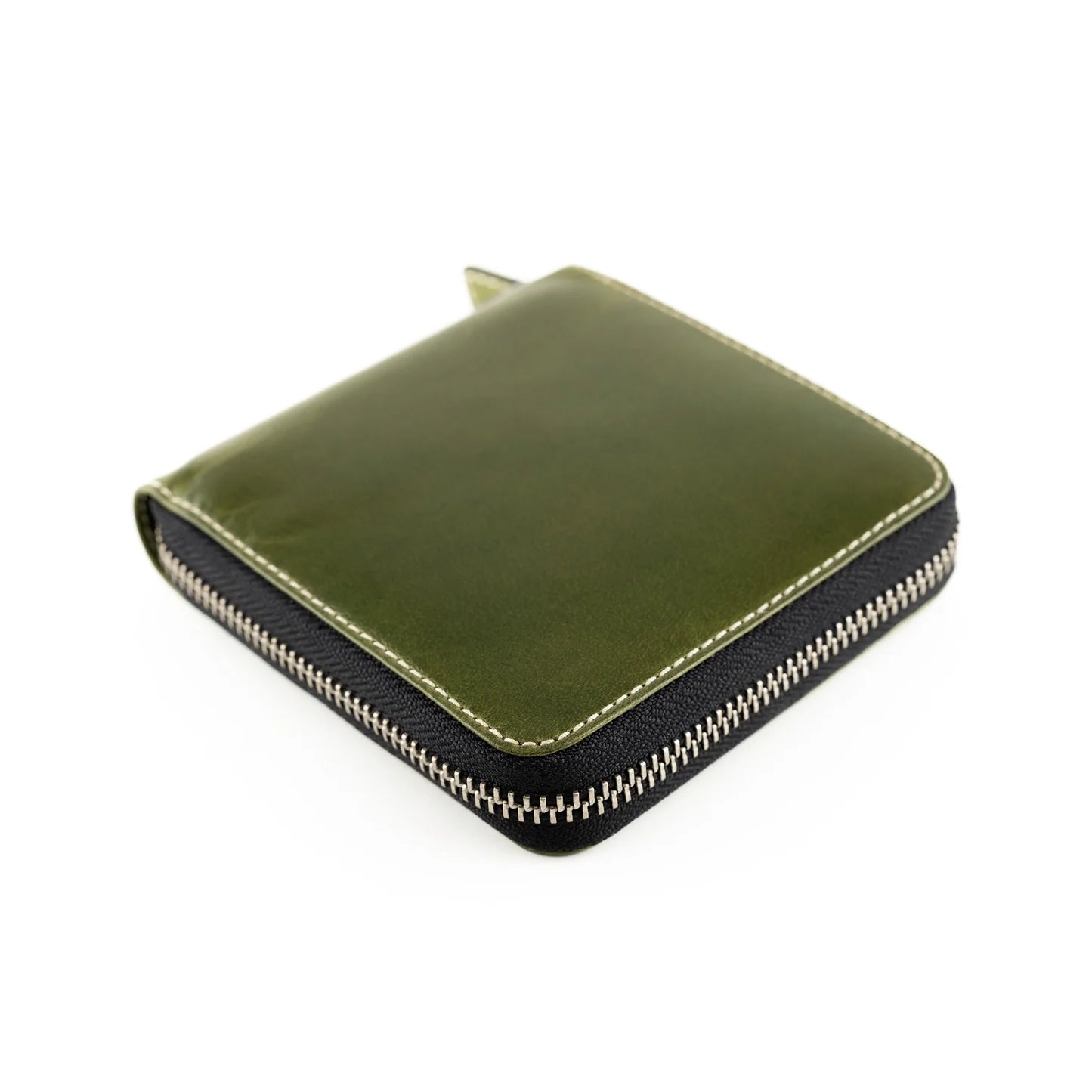 Multi-color Square Leather Zip Mini Bag with Zipper Pull Accessory