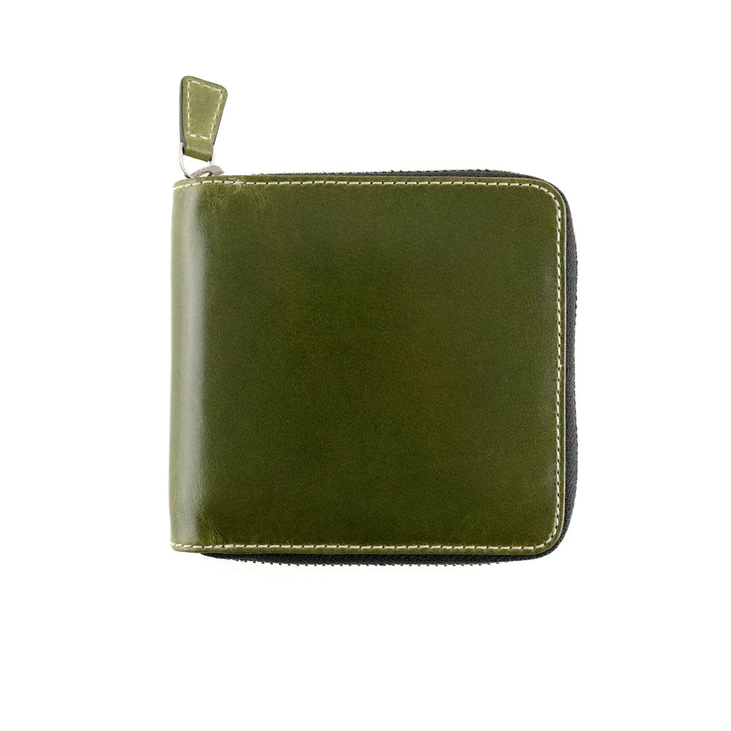 Multi-color Square Leather Zip Mini Bag with Zipper Pull Accessory