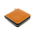 Multi-color Square Leather Zip Mini Bag with Zipper Pull Accessory