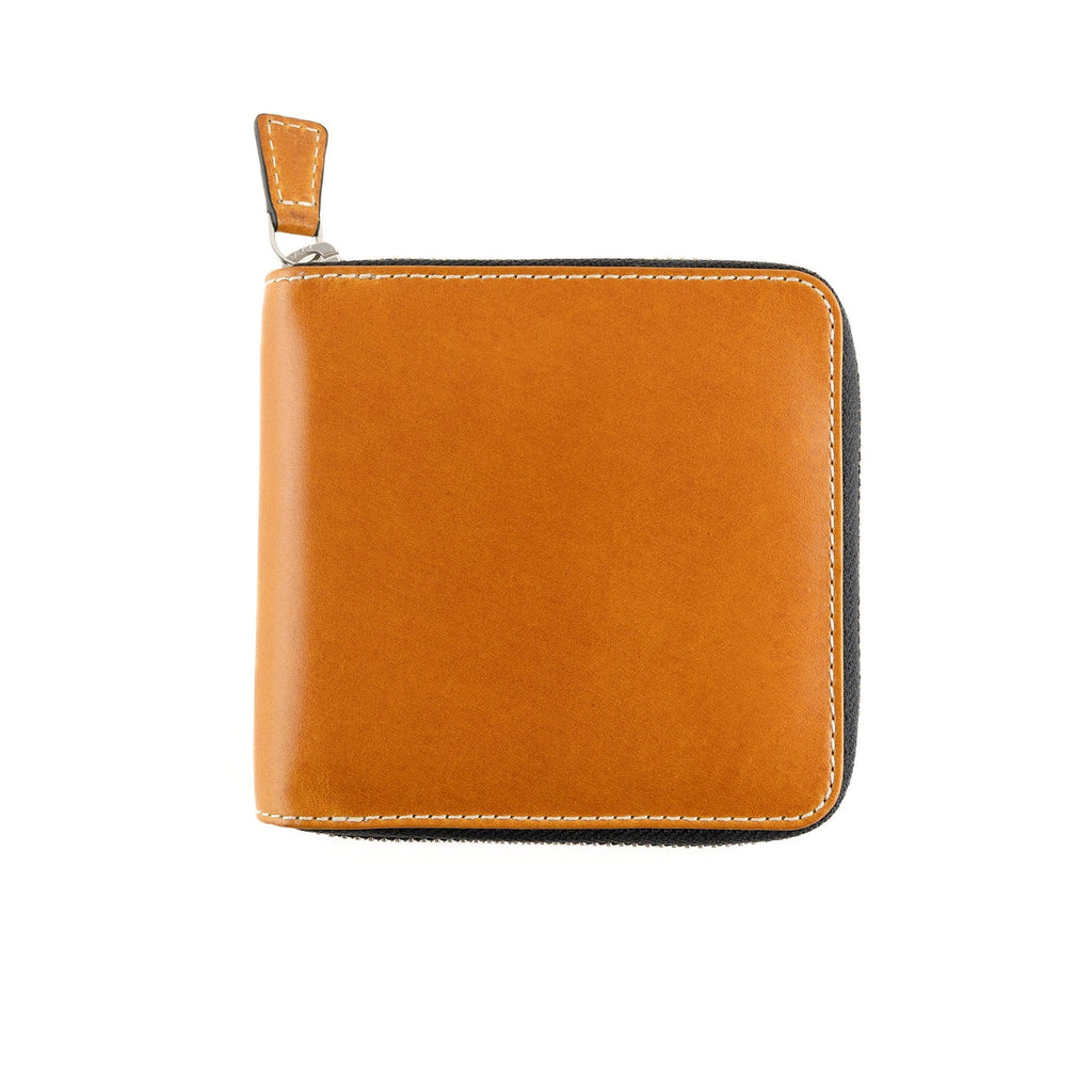 Multi-color Square Leather Zip Mini Bag with Zipper Pull Accessory