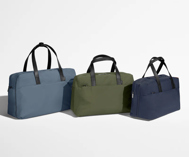 Coast Blue Trimmed Travel Duffle Bag with Trolley Sleeve for Business & Weekend Trips