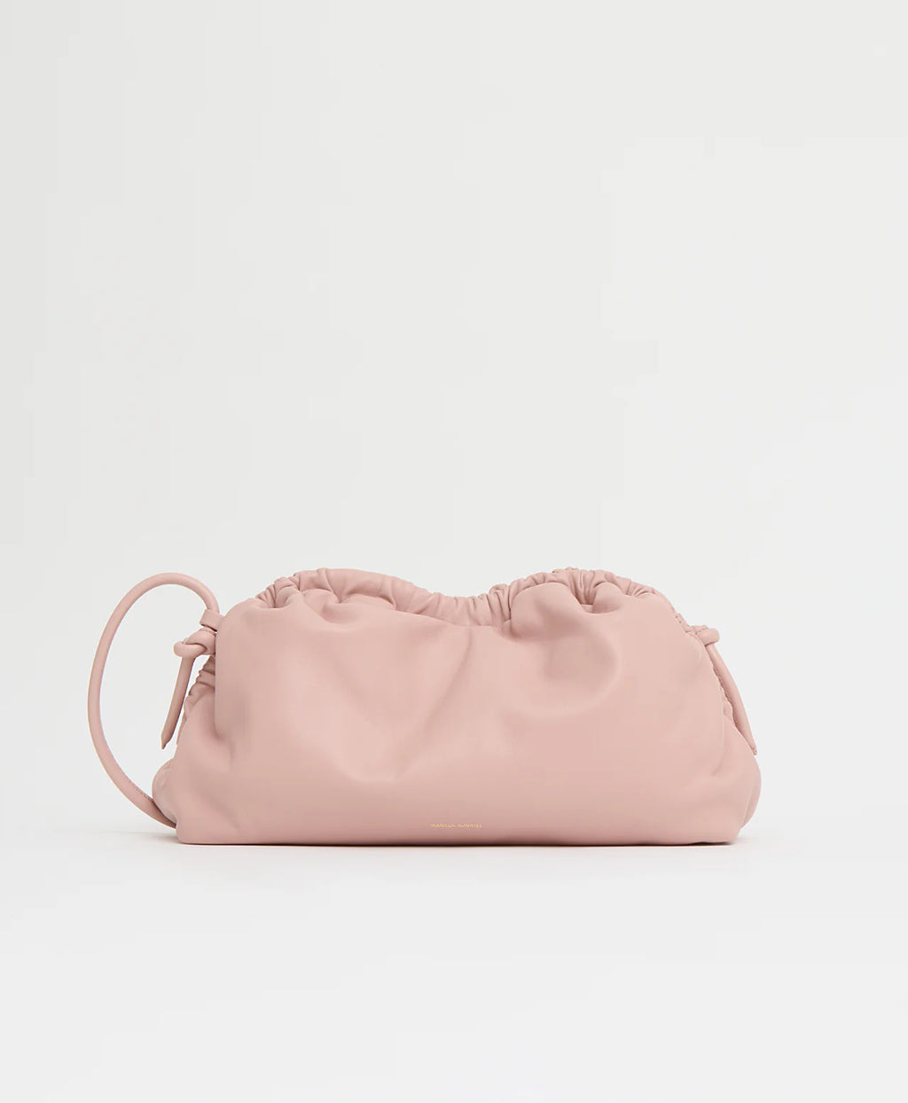 Minimal Pastel Cloud Leather Hand Bag