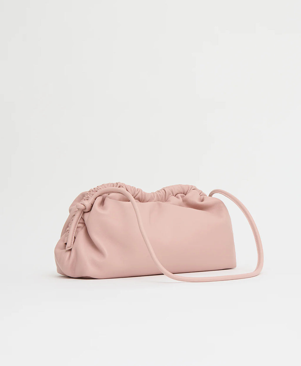 Minimal Pastel Cloud Leather Hand Bag