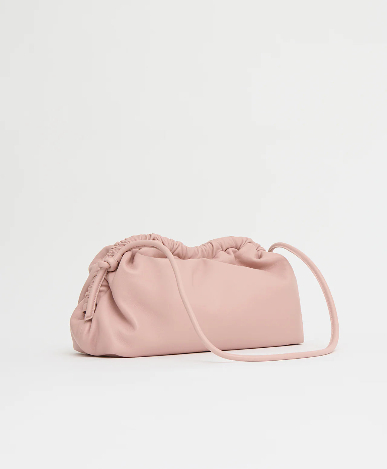 Minimal Pastel Cloud Leather Hand Bag