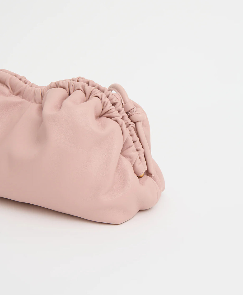 Minimal Pastel Cloud Leather Hand Bag
