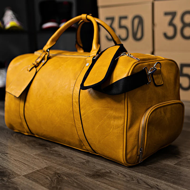 Large Capacity Duffle Bag with Detachable Strap for Weekend Travel