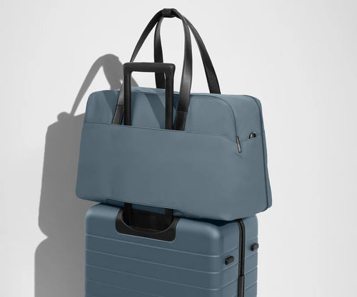 Coast Blue Trimmed Travel Duffle Bag with Trolley Sleeve for Business & Weekend Trips